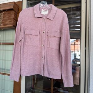 Thread & Supply Dusty Pink Shacket
